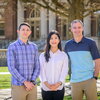 Professor Brian Quick with graduate students Ethan Morrow and Minhey Chung